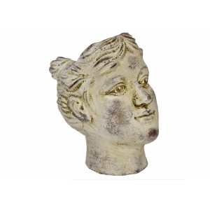 Cementová hlava - květináč 22x16x23 cm