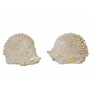 Dekorativní ježek z polyresinu balení 6 ks, 4x4,5x7 cm, mix druhů
