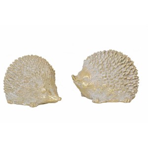 Dekorativní ježek z polyresinu balení 4 ks, 7x7,5x10 cm, mix druhů