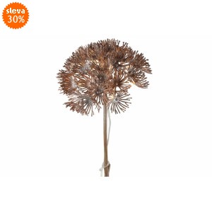 Svítící větvička Heracleum 8 LED, 71 cm, růžová