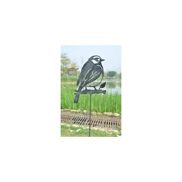 Kovový zápich ptáček 117x16,5 cm