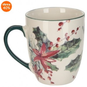 Porcelánový hrnek 350 ml, cesmína