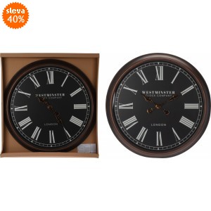 Nástěnné hodiny s římskými číslicemi 76 cm