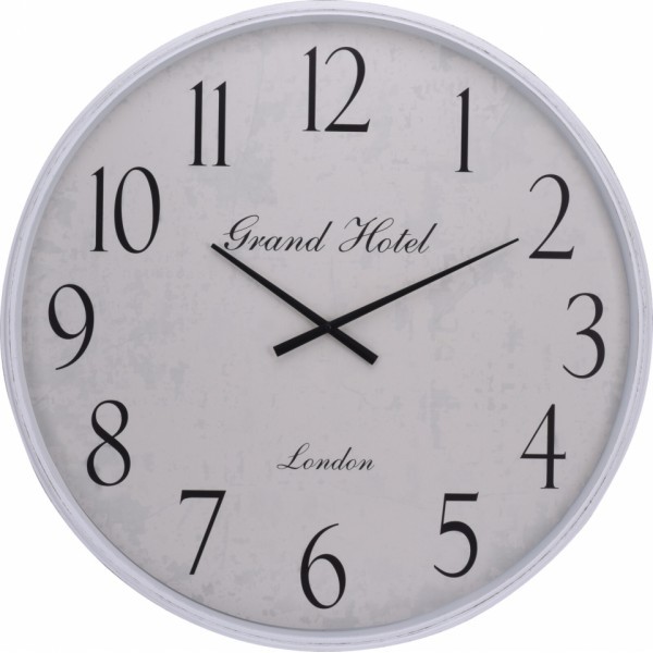 Nástěnné hodiny Grand Hotel 76 cm, bílé