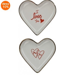 Tác srdce bílý Love, mix druhů