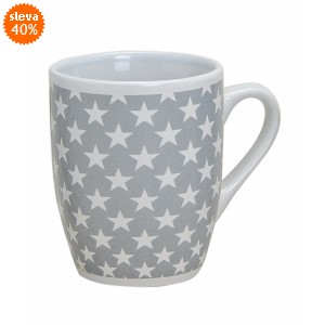Hrnek bílé hvězdičky 250 ml