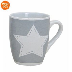Hrnek bílá hvězda 250 ml