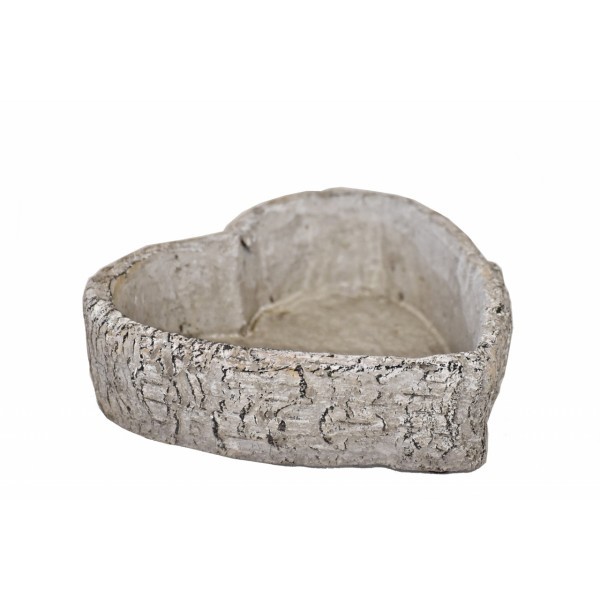 Cementové srdce Betula 5,5x18x18 cm
