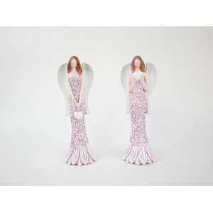 Anděl Lili Flo lila 15 cm, mix druhů
