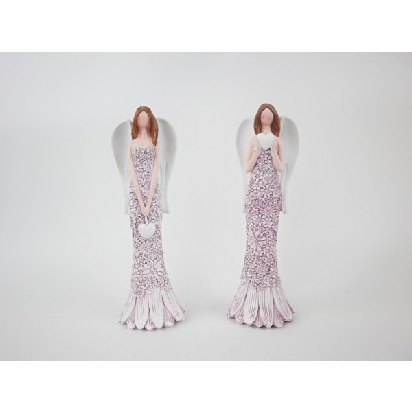 Anděl Lili Flo lila 20 cm, mix druhů