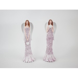 Anděl Lili Flo lila 20 cm, mix druhů