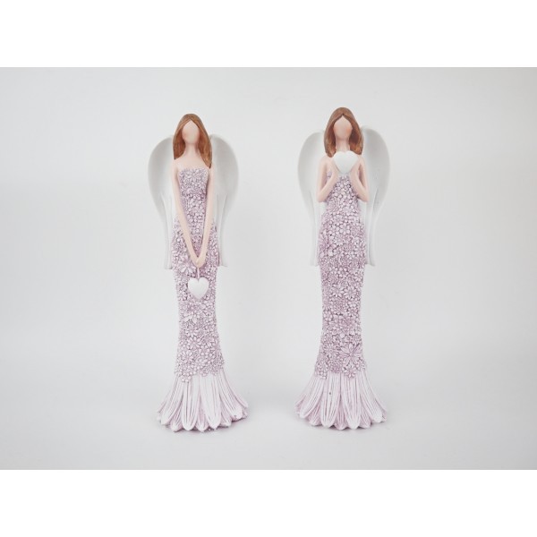 Anděl Lili Flo lila 25 cm, mix druhů