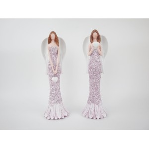 Anděl Lili Flo lila 25 cm, mix druhů