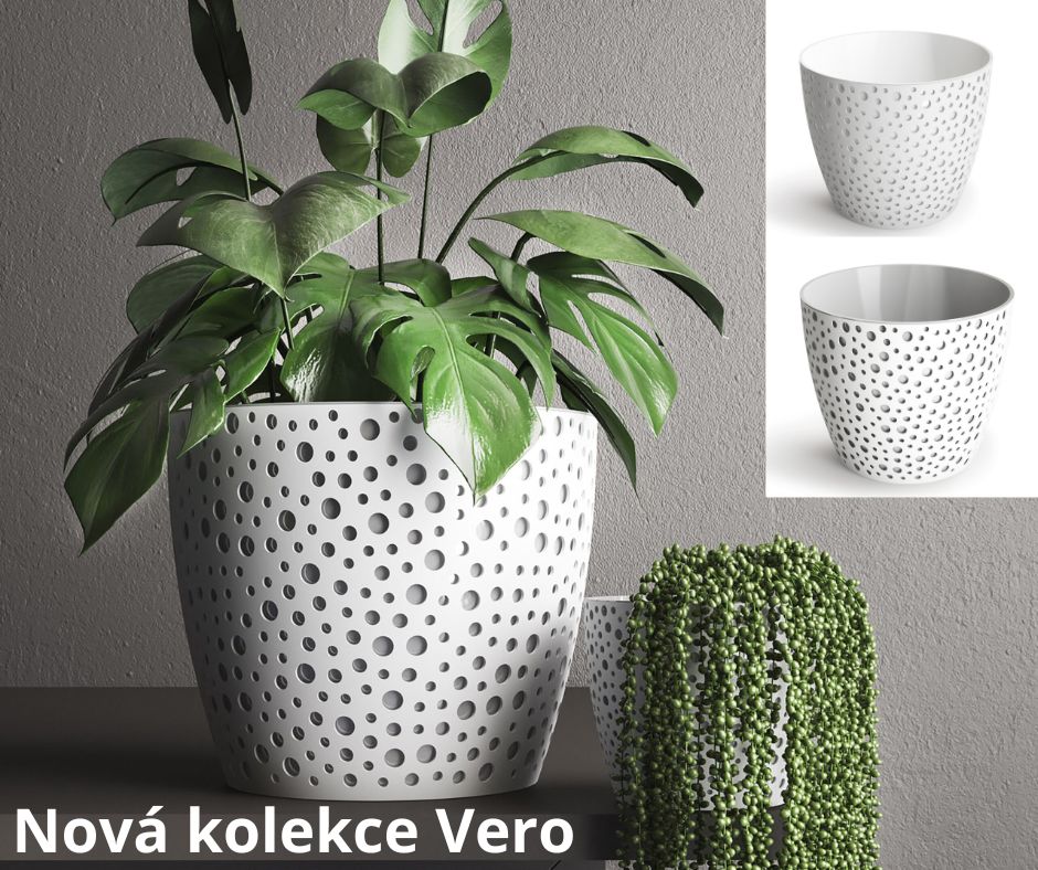 Nová kolekce plastových květináčů Vero