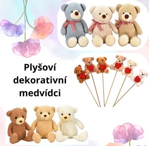 Dekorativní plyšoví medvídci - vyjádřete svou náklonost roztomilou dekorací