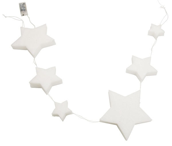 Světelný řetěz 6 x LED molitanový