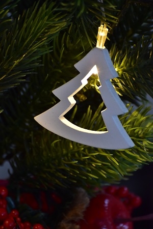 Světelná girlanda stromeček 10xLED