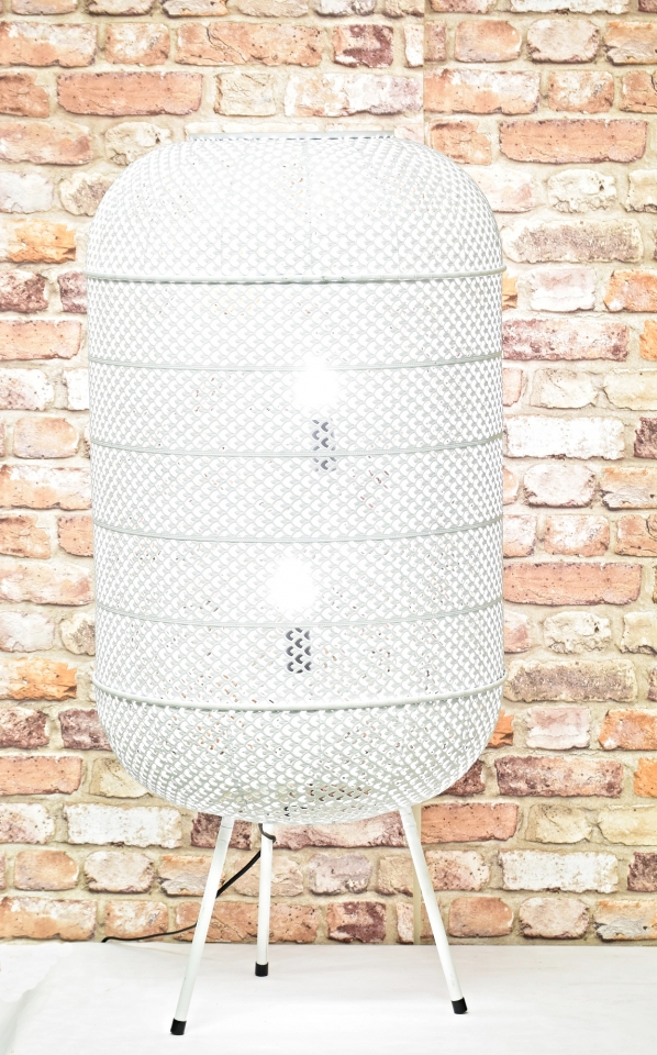 Zinková lampa Nova L, bílá