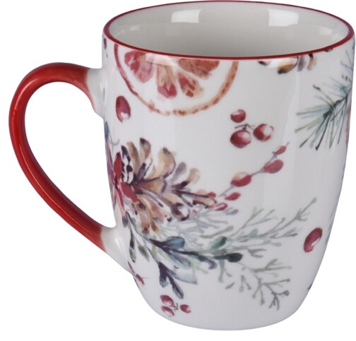 Porcelánový hrnek 350 ml, pomeranče