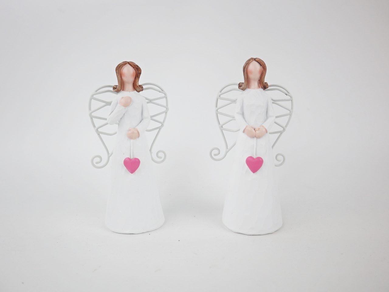 Anděl Mett bílý 21 cm, mix druhů