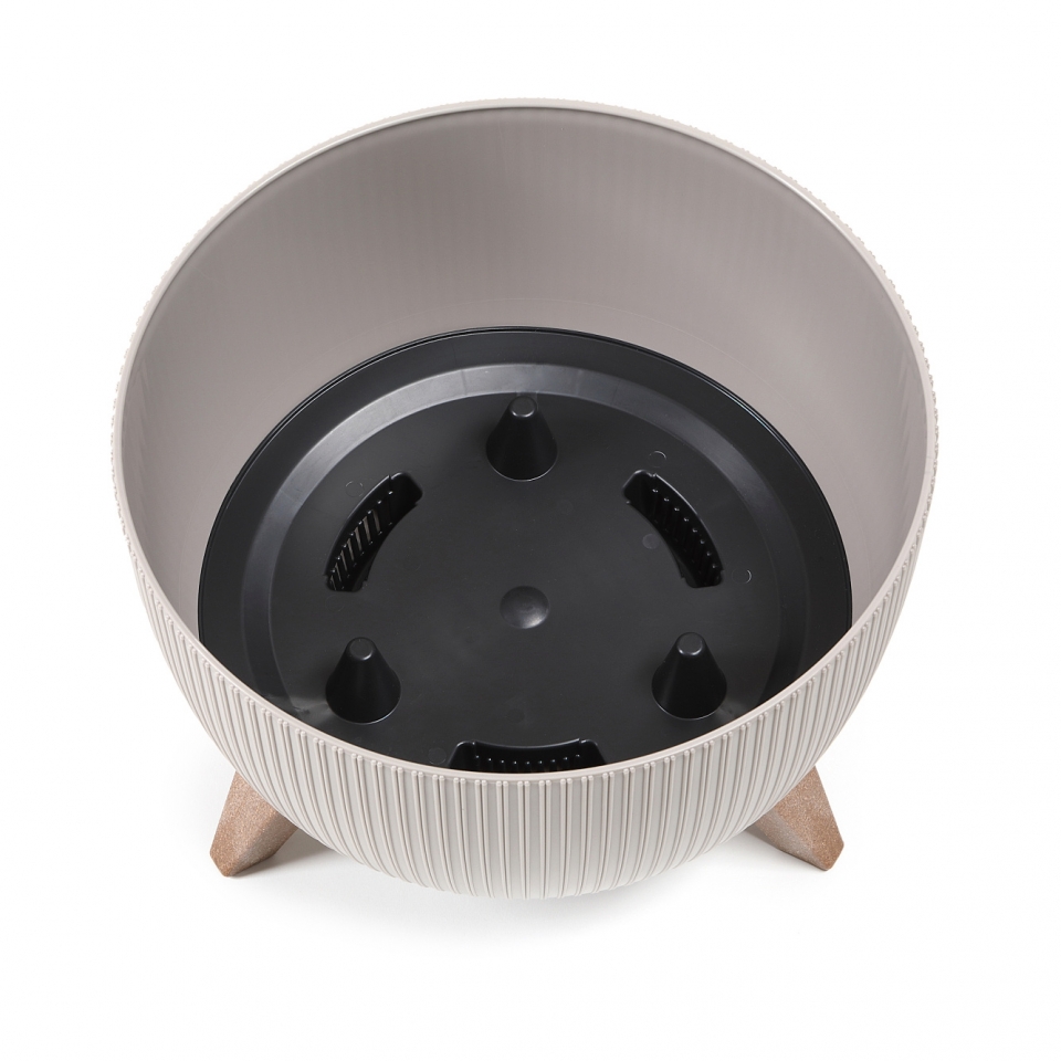 Plastová mísa Roma ECO coffee jumper 470 mm, espresso