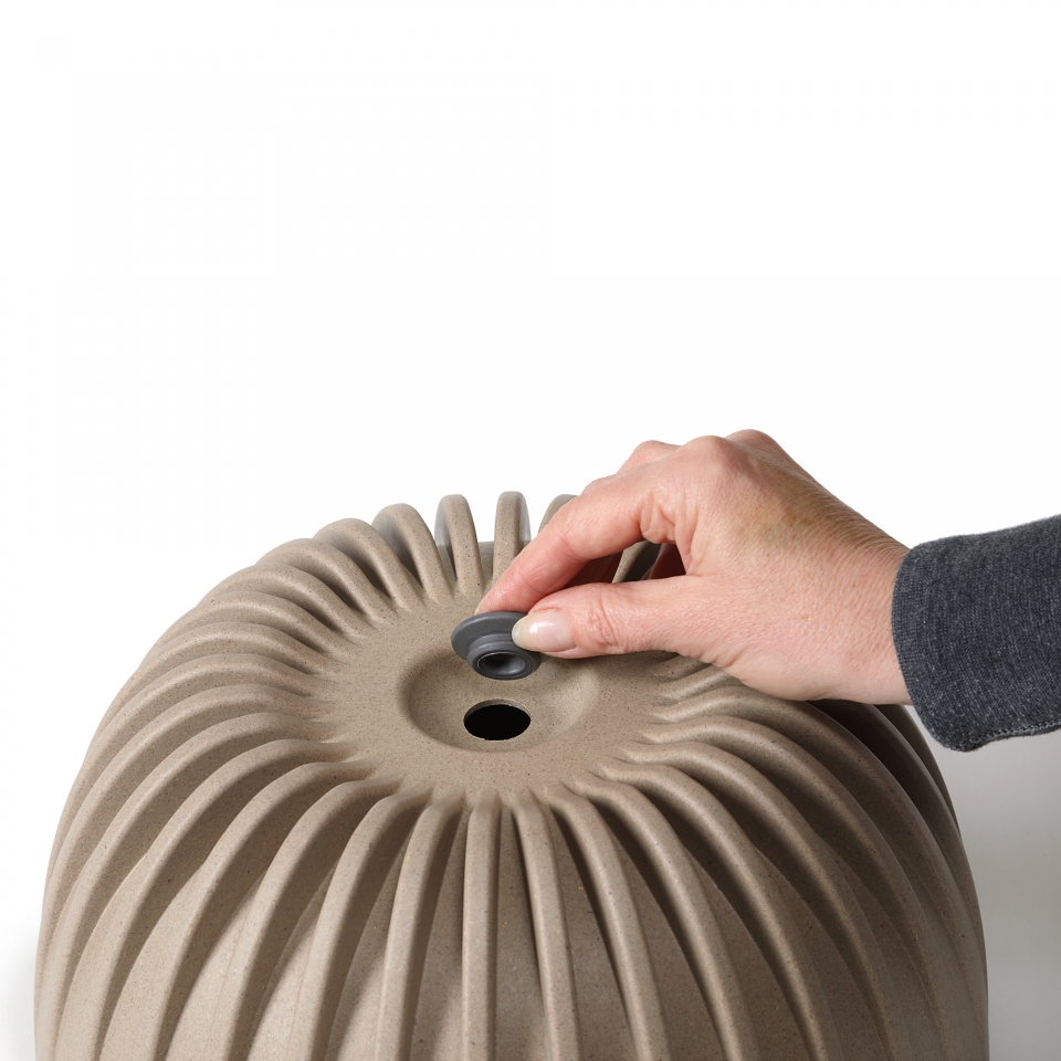 Plastová mísa Mira 300 mm, šedá