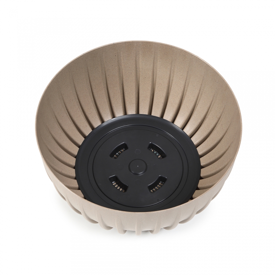 Plastová mísa Mira 300 mm, šedá