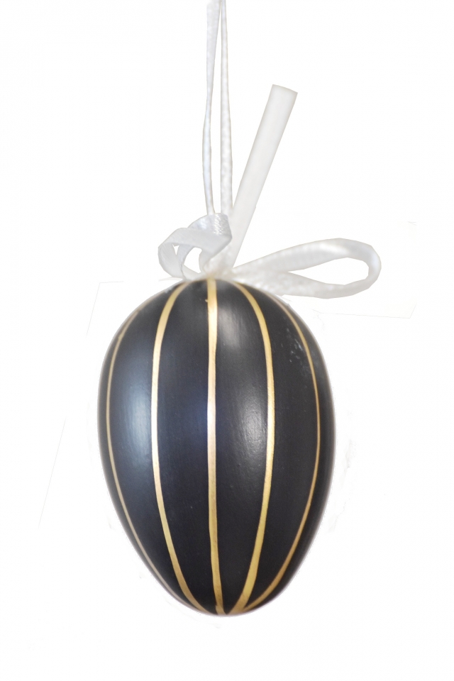 Plastová vajíčka na zavěšení, s/12, 6 cm