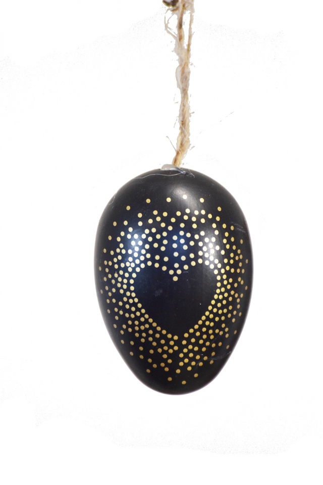 Plastová vajíčka na zavěšení, s/12, 6 cm