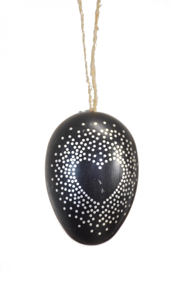 Plastová vajíčka na zavěšení, s/12, 6 cm