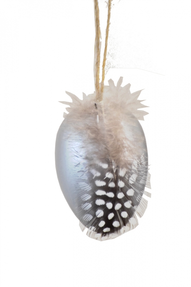 Plastová vajíčka na zavěšení, s/12, 6 cm