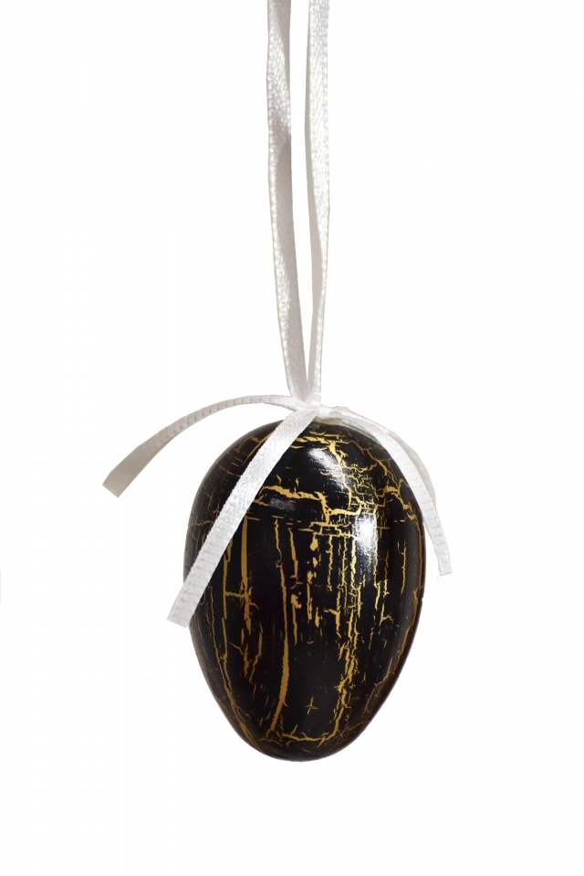 Plastová vajíčka na zavěšení, s/12, 6 cm