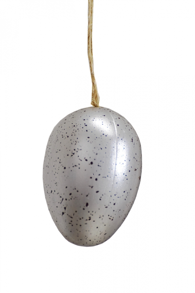Plastová vajíčka na zavěšení, s/12, 6 cm