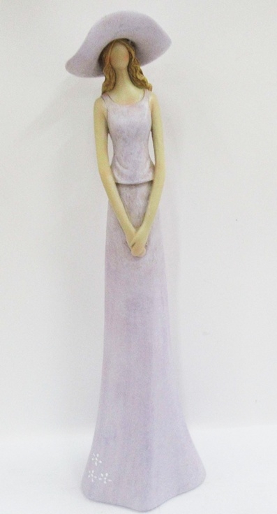 Dáma v klobouku Lilla 36,5 cm