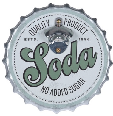 Otvírák na lahve Soda 22x4,5 cm