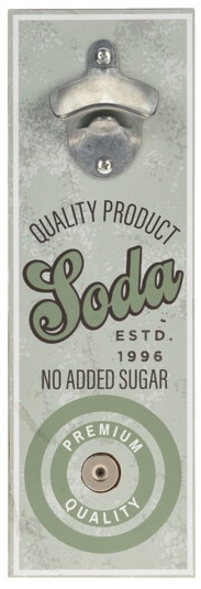 Otvírák na lahve Soda 30x10x4 cm