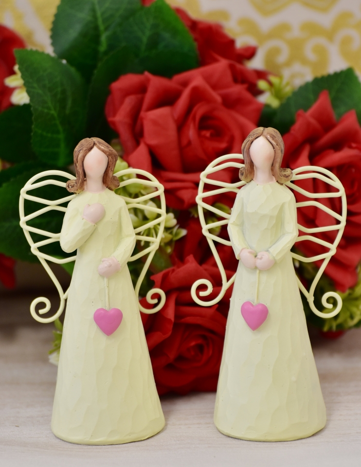 Anděl Mett krém 14 cm, mix druhů