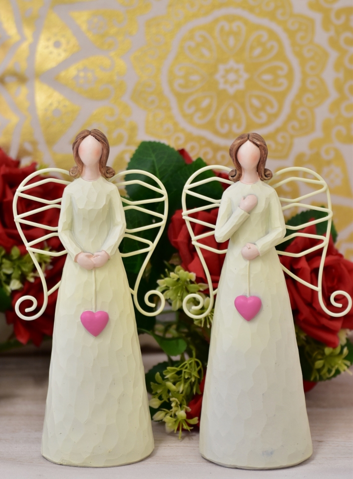 Anděl Mett krém 21 cm, mix druhů