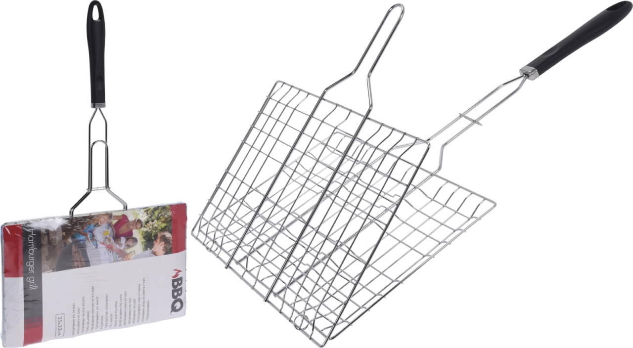 Grilovací rošt na hamburgery 22x35x60 cm