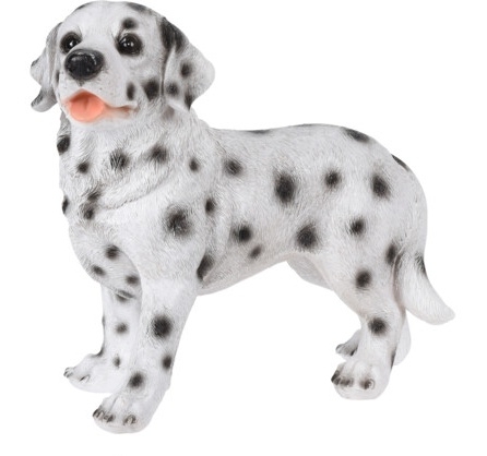Dekorace pes dalmatin 28x32x14 cm