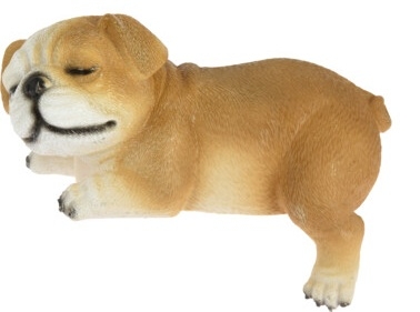 Pes buldoček dekorace 10x20x11,2 cm