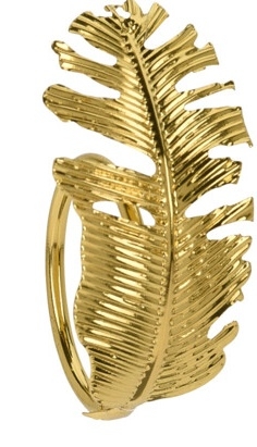 Sada prstenů na ubrousky 4 ks, varianta A zlatá