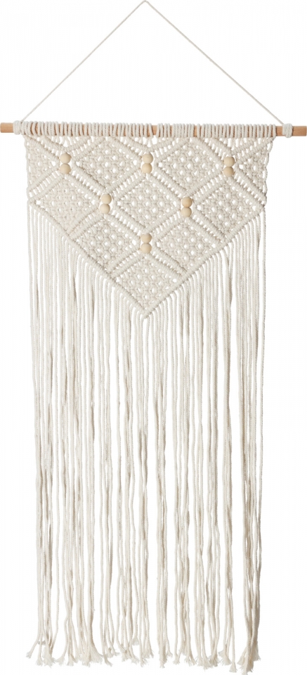 Macramé závěsná dekorace na stěnu 80x43 cm