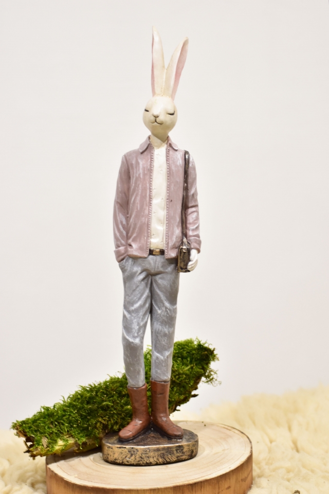 Králík s taškou 40x9x9 cm