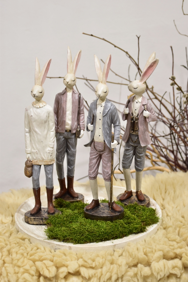 Králík s taškou 40x9x9 cm