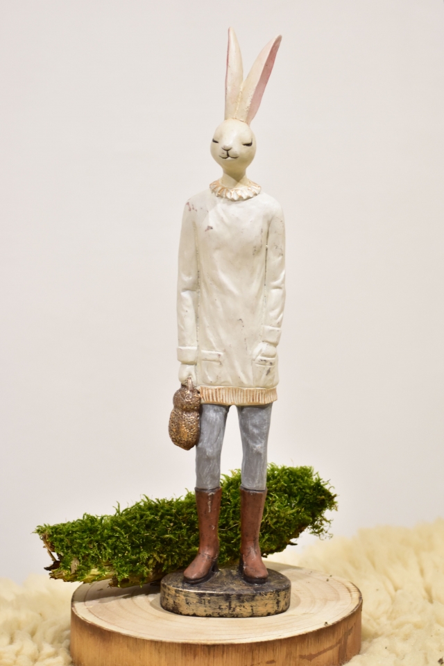 Králík s kabelkou 40x9x9 cm