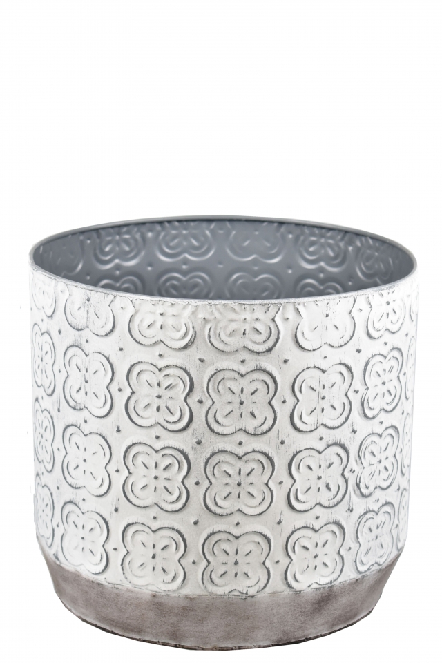 Plechový květináč Ornament sada 3 ks