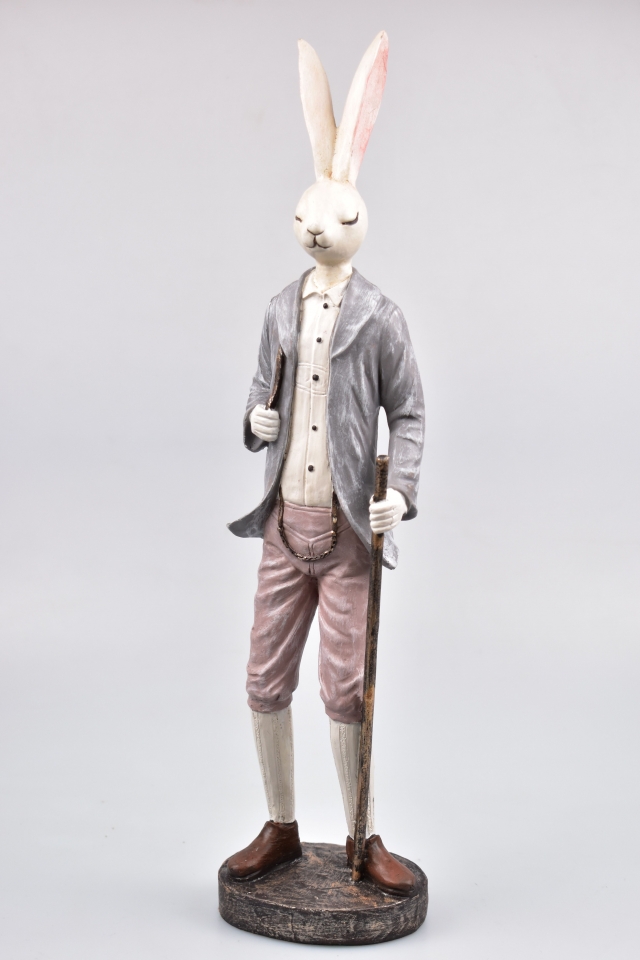 Králík s holí 40x9x9 cm