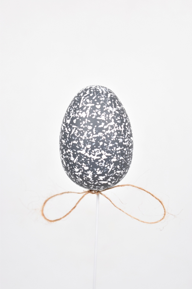 Vajíčko zápich kropenaté 6 cm, sada 6 ks