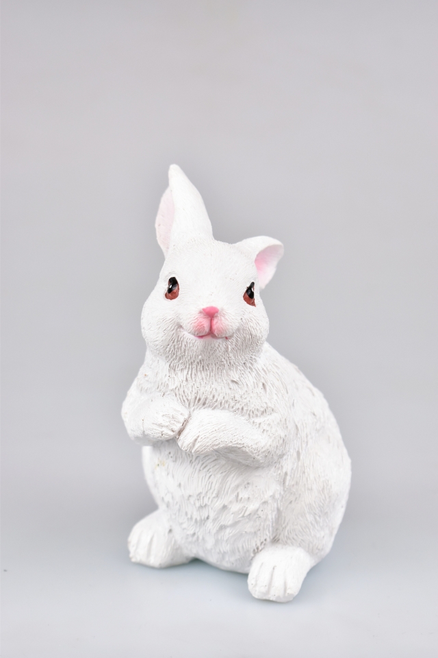 Velikonoční zajíc bílý 12,4 cm